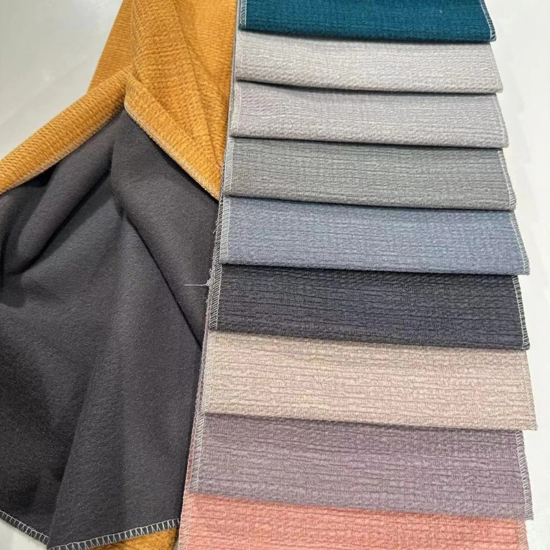 Upholstered Cheap Velvet Woven Fabric 100% Polyester Furniture Velvet Fabric For Armchair