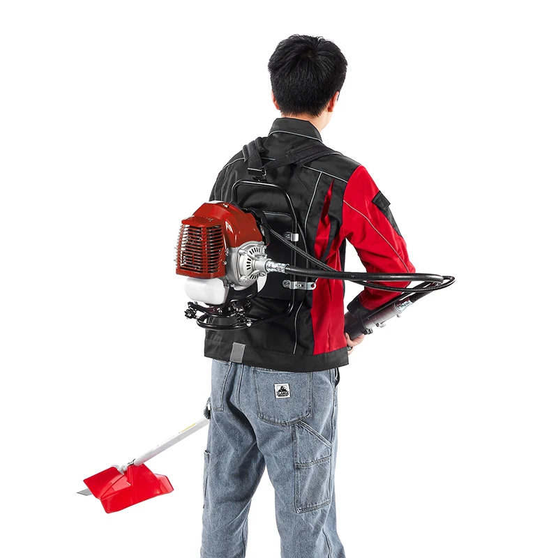 Bison Professional Brush Cutter And Grass Trimmer 4-stroke 52cc Petrol Grass Cutting Machine