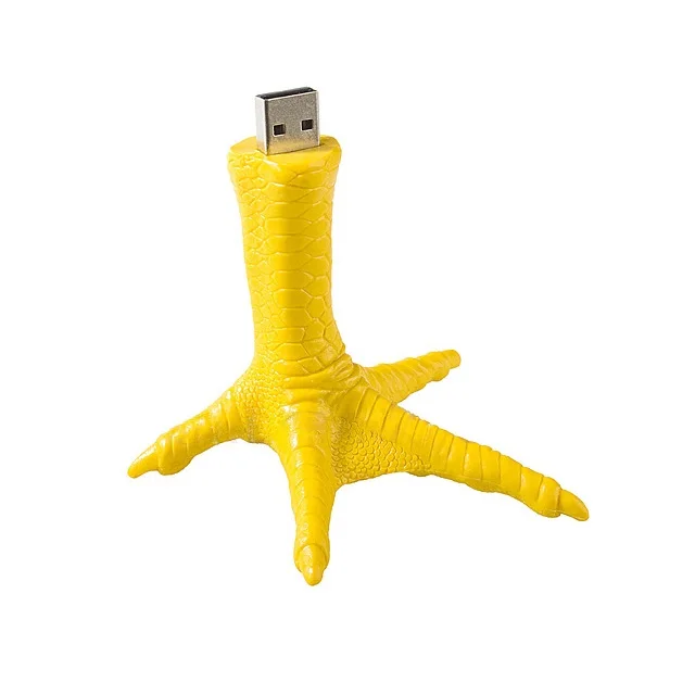 Bulk Simulation food Chicken feet usb flash drives  from manufacturer