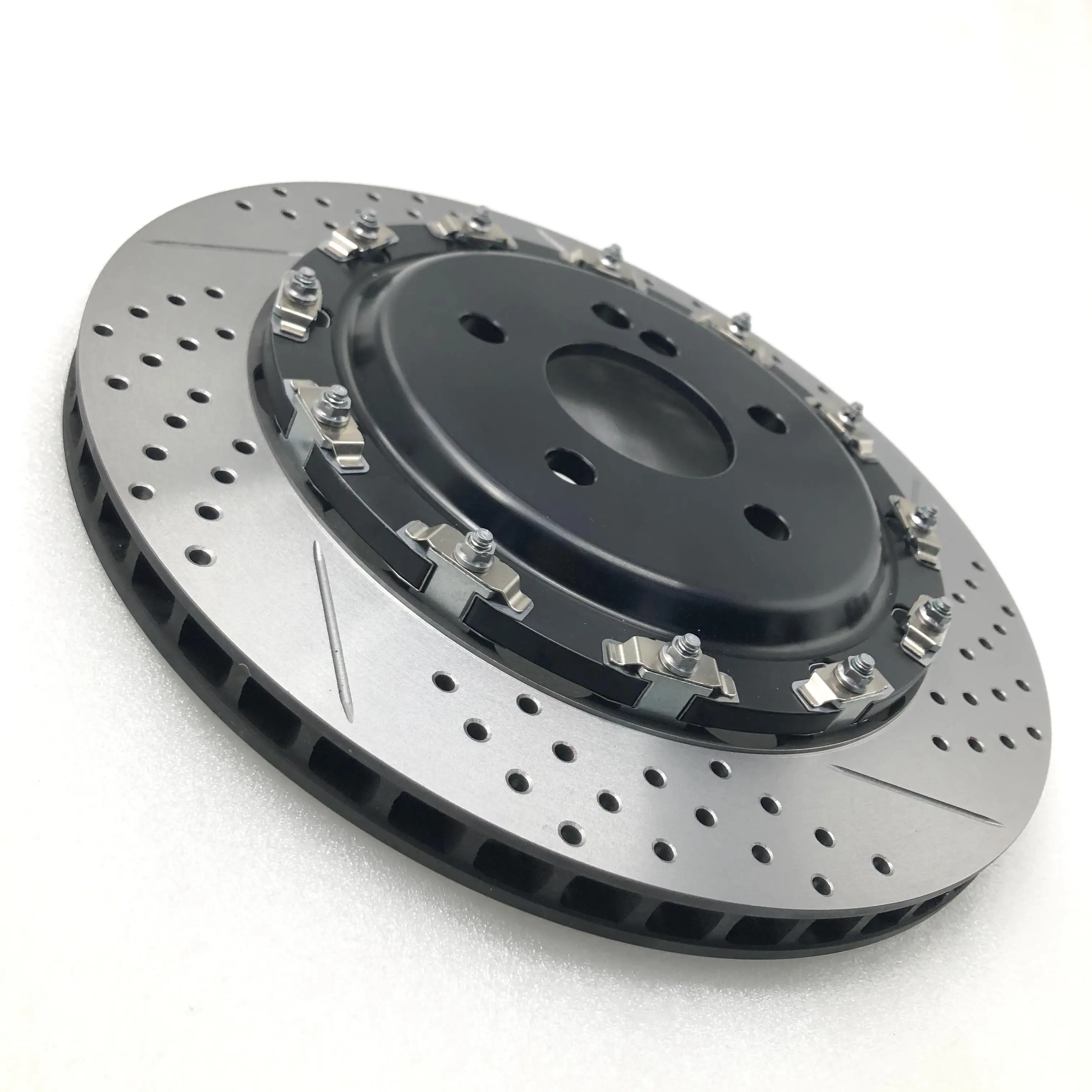 High-Performance Custom Stainless Front Rear Drilled and Slotted Brake Disc Rotor for Toyota f30 e36 e46 Mazda Audi A4 B9 New