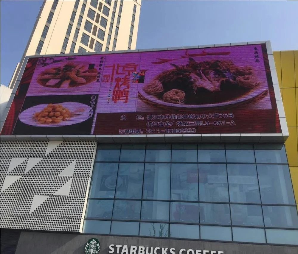 TOPLED Street Video outdoor led large screen display p6 P8 P10 P12 P16 P20 P25 oled commercial advertising display screen
