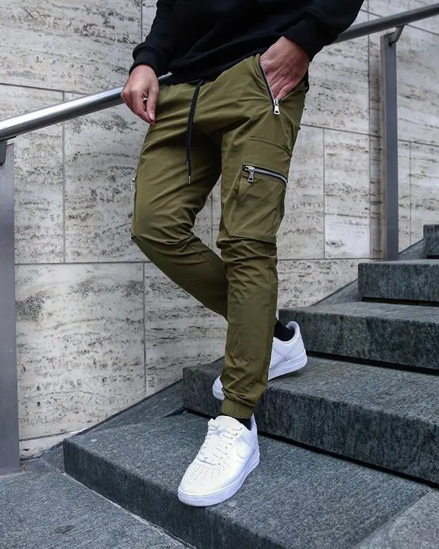 wholesale winter outdoor hip hop trouser casual sports men jogger cargo pants