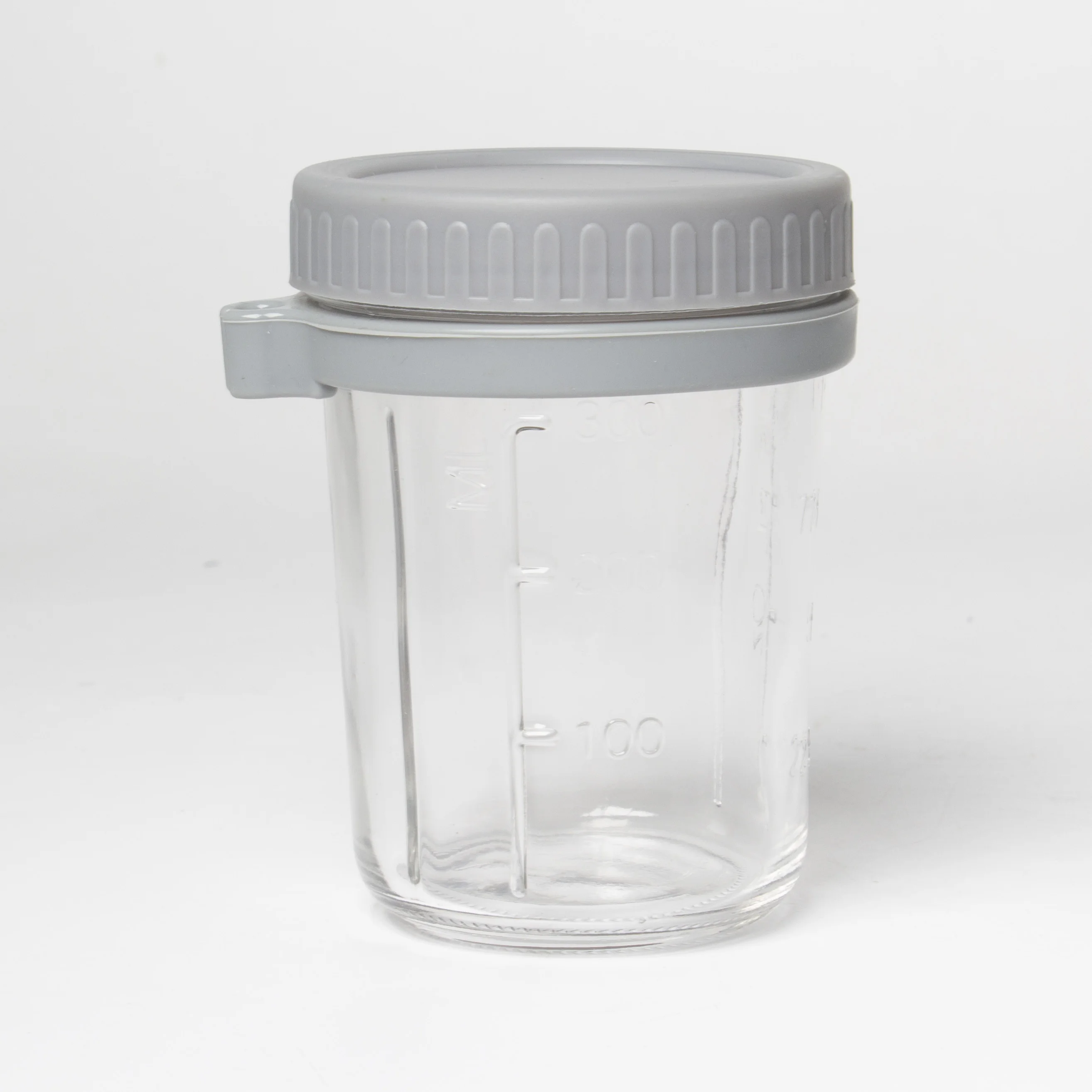 Overnight Oats Jars with Lid and Spoon 10 oz 300ml Oatmeal Container with Measurement Marks Mason Jars with Lid