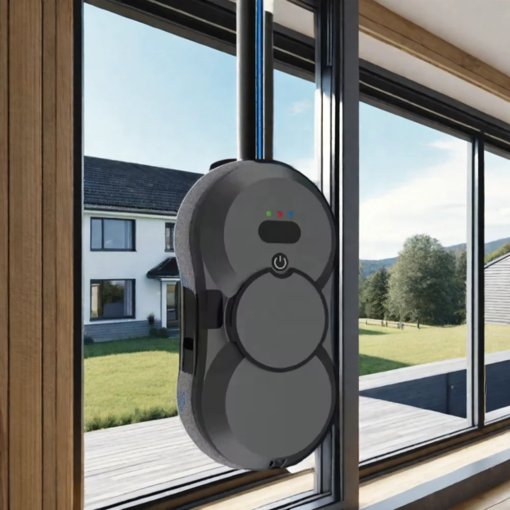 Intelligent Fully Automatic Dual Water Jet Vacuum Cleaner Household Glass Electric Cleaning And Window Cleaning Robot