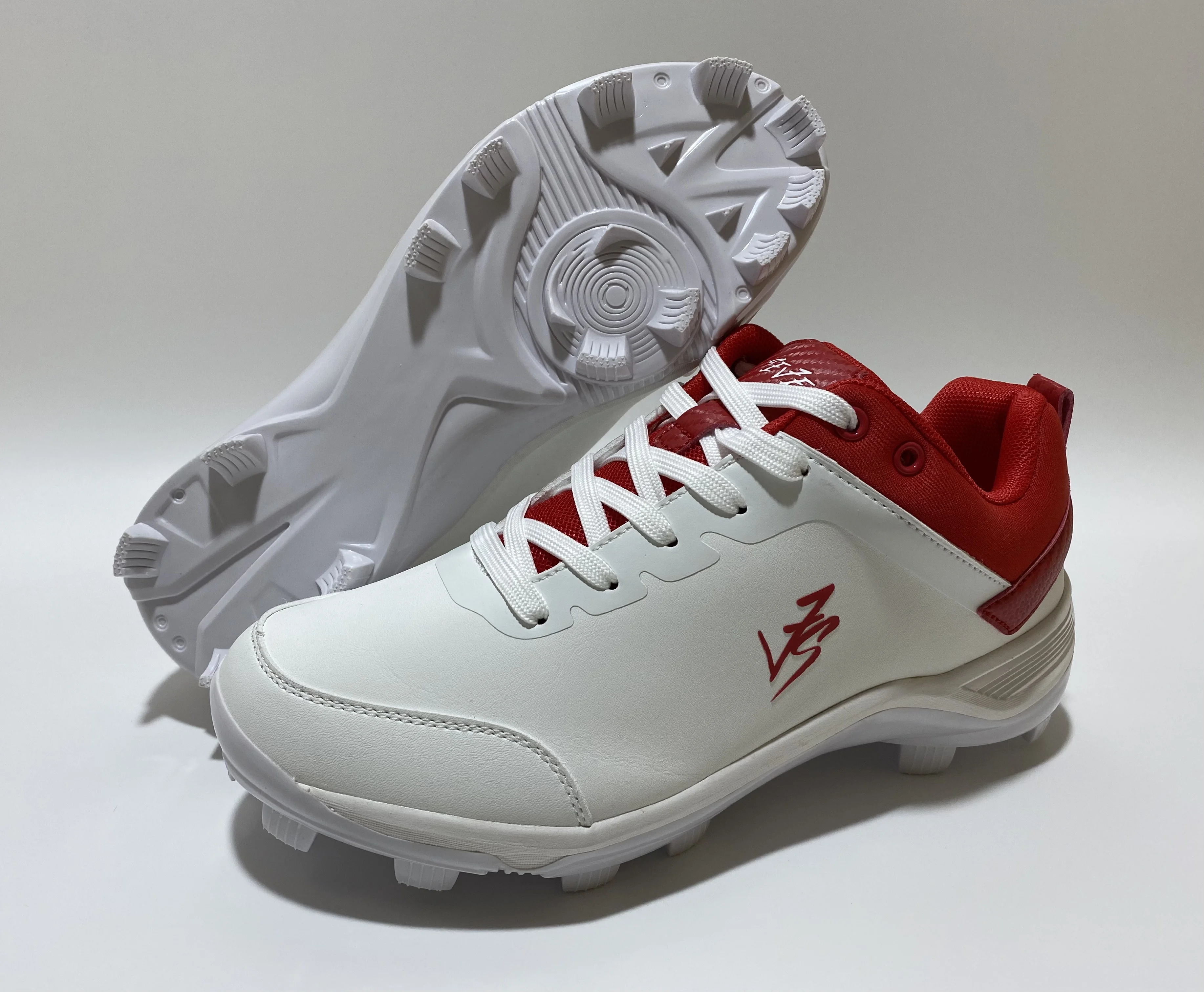 OEM New style high quality non slip turf cricket sport shoes TPU spikes mens baseball shoes