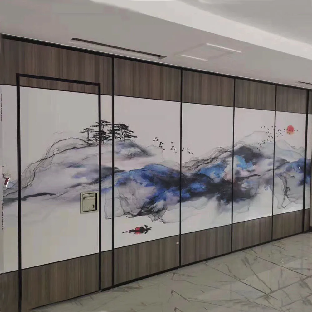 Звукоизоляционные подвижные раздвижные двери-перегородки акустические перегородки