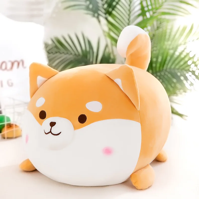 Cute Cotton down Dog Doll Plush Toy Soft Cartoon Animal Design for Stress Relief PP Filled Gift for Pups Rabbits Bag Lovers