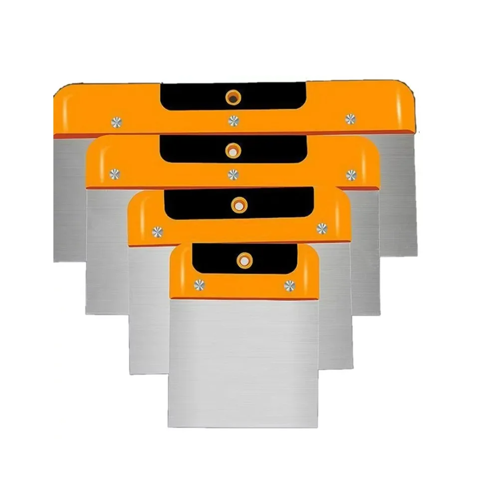 Durable High-Frequency Quenching Treatment 4/6/8/10Inch Stainless Steel Putty Spatula S Scraper For Steel Repairing