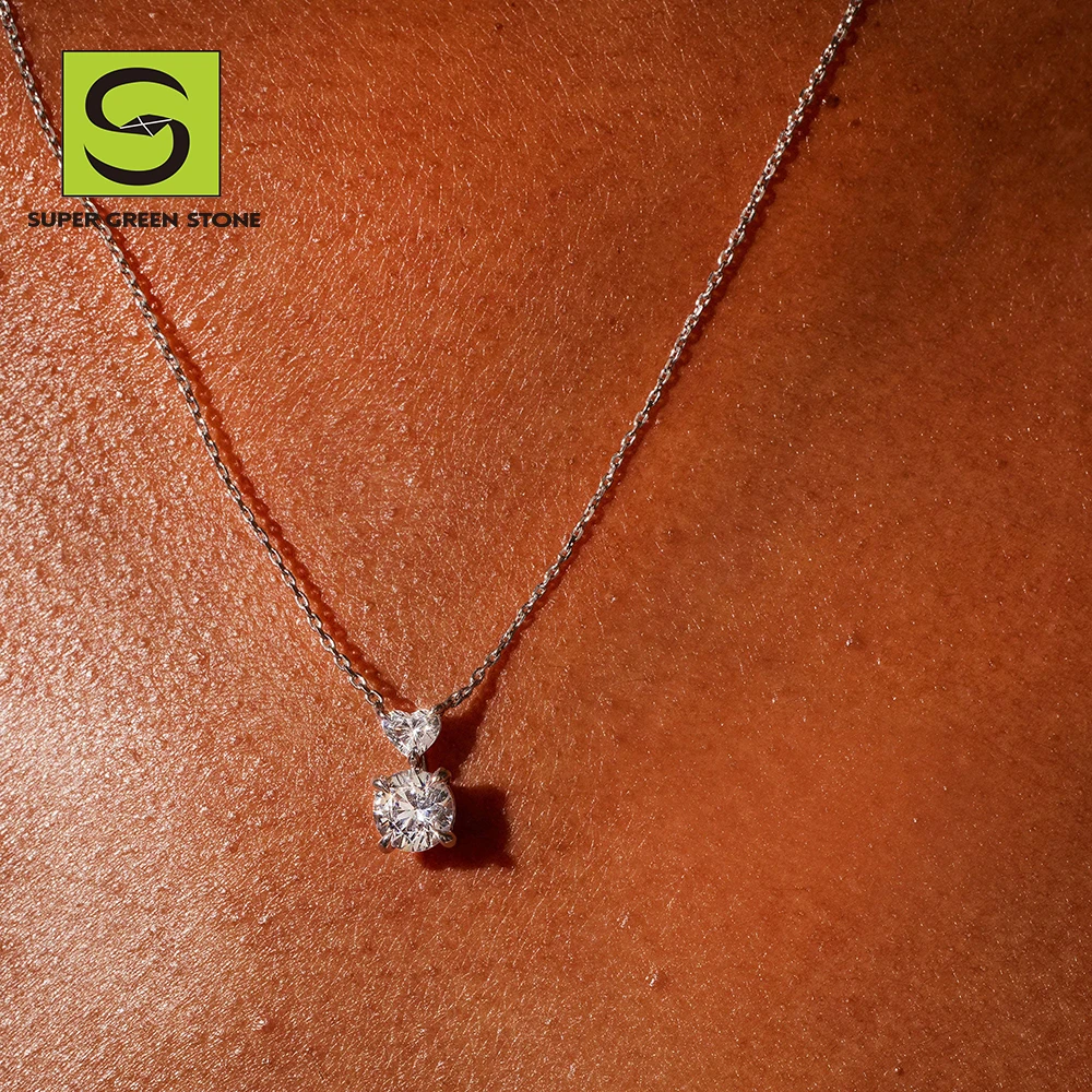 SuperGS SGSN005 Iced Out Jewelry Mens Globe Solid Diamond Name Pendant Hip Hop 18k Sterling Gold Silver Cross Necklace Pendant