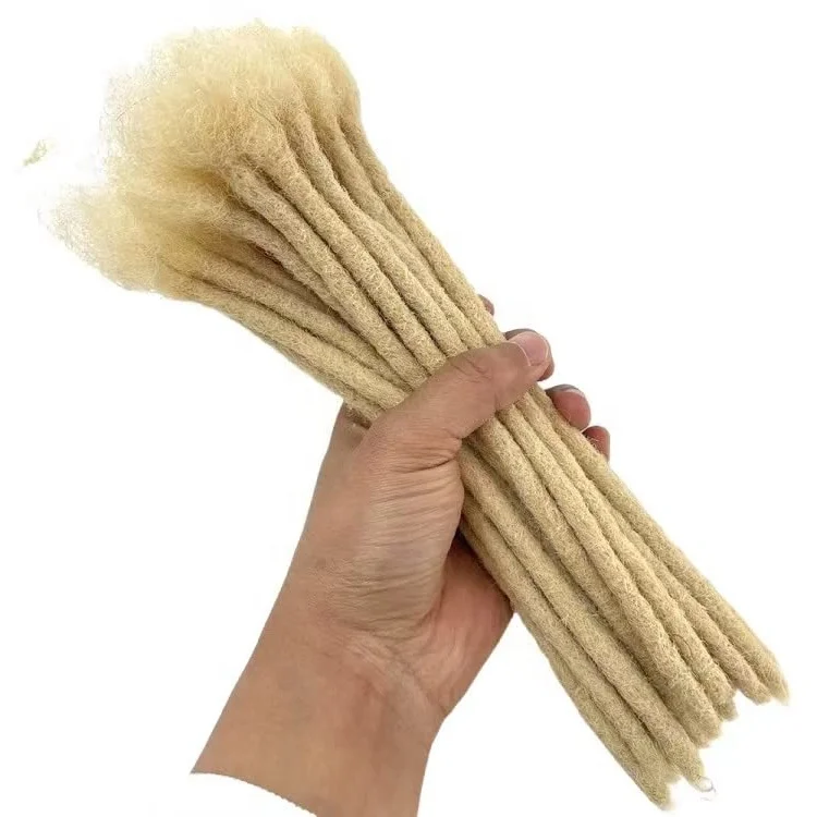 Whosale Price Human Hair Microlocks Sisterlocks Dreadlocks Extensions Full Handmade (Width 0.4cm) 100% Human Hair