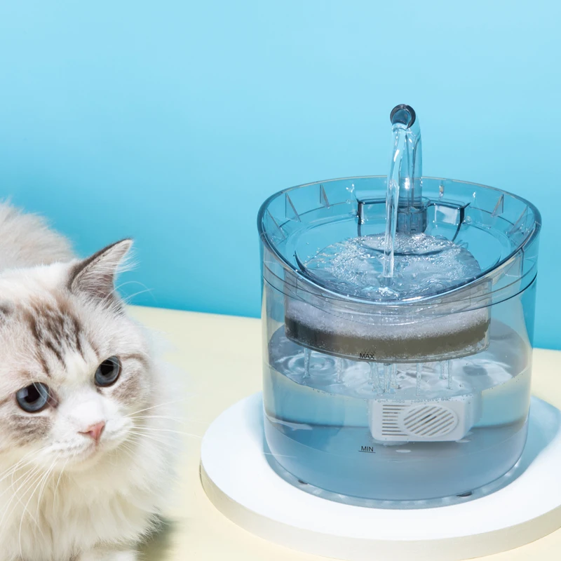 Recirculate Filtring Auto Filter Dispenser For Cats Pet Water Cat Water Fountain USB Electric Mute 2L Cat Drinker Bowl