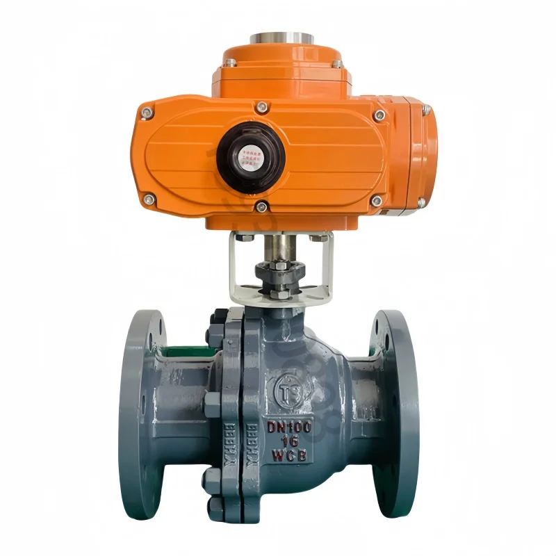 4 Inch Cast Iron High Pressure High Temperature Steam Oil Explosion-Proof Switch Cut-Off Ball Valve 2-Way Electric Ball Valve
