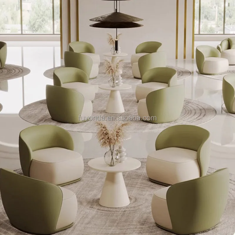 Sofa Sets Commercial Cafe Furniture Modern Restaurant Fast Food Dining Tables And Chairs Wood Leather Booth Seating