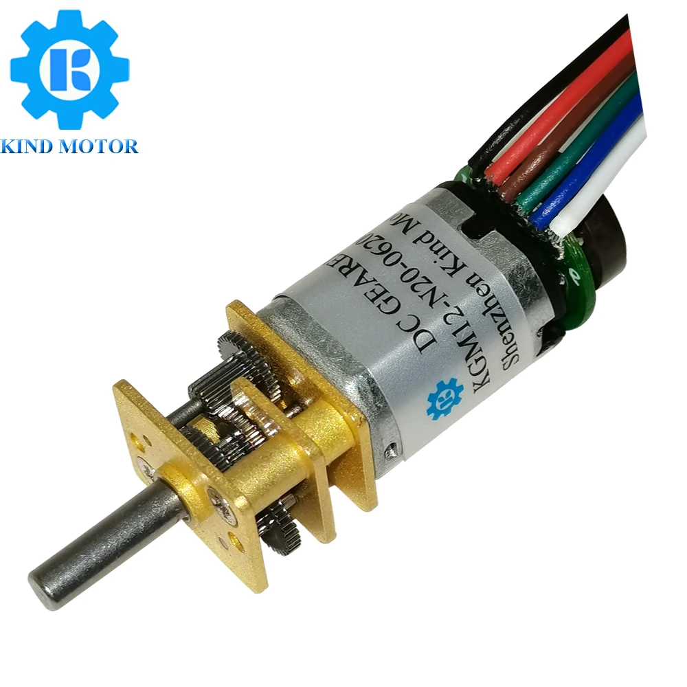 High torque 10*12mm flat N10 N20 N30 dc 1.5v-12volt gear motor with encoder