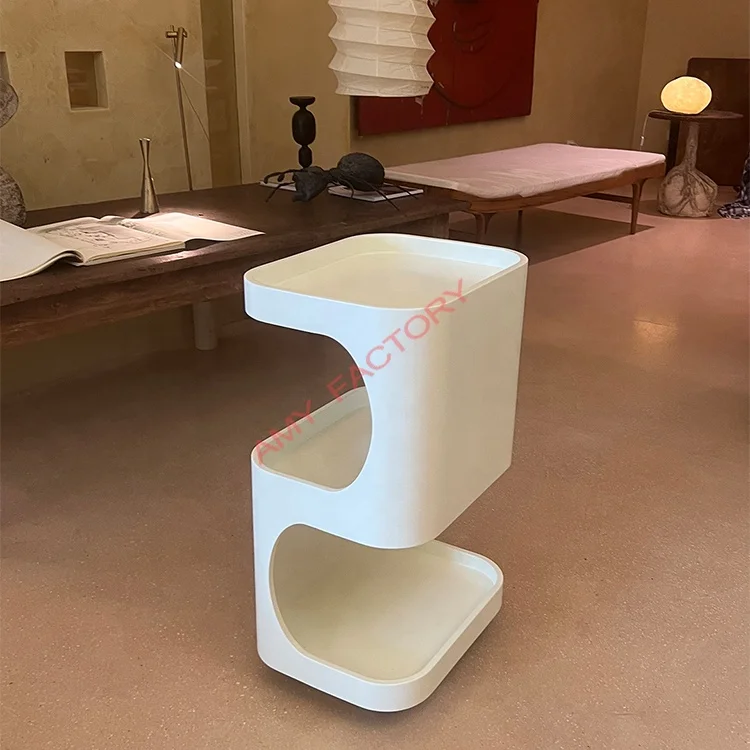 Nail Storage Cart Wooden Beauty Salon Trolley Professional with 4 Wheels Salon Furniture Modern Small Beauty Trolley