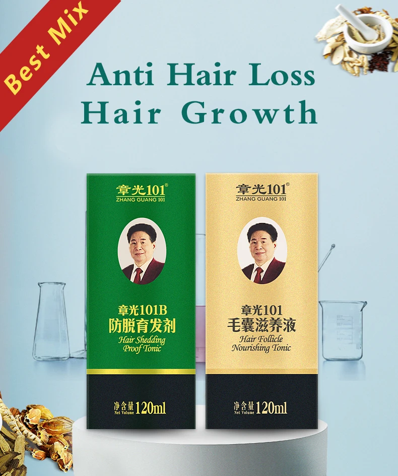 
Wholesale Zhangguang 101B Professional Efficient Hair Loss Serum Treatment 