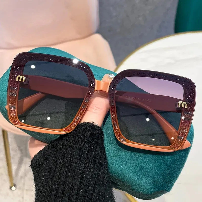 New European and American fashion sun glasses large frame outdoor designer style sunglasses Luxury sunglasses wholesale