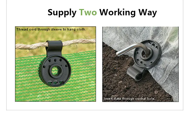 Joyeyou 50 Pack Agriculture Greenhouse Garden Clip Clamp Clips Grommets for Fastening Shade Cloth Bird Netting Net Mesh