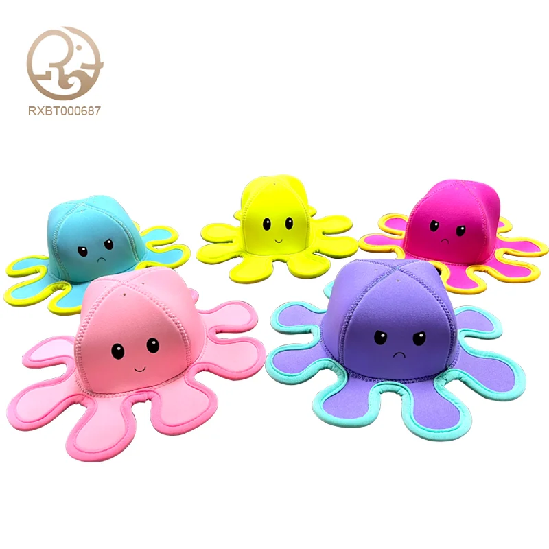 Factory supply swimming shower eco friendly plastic octopus toy cute children traction baby bath toy gift for children