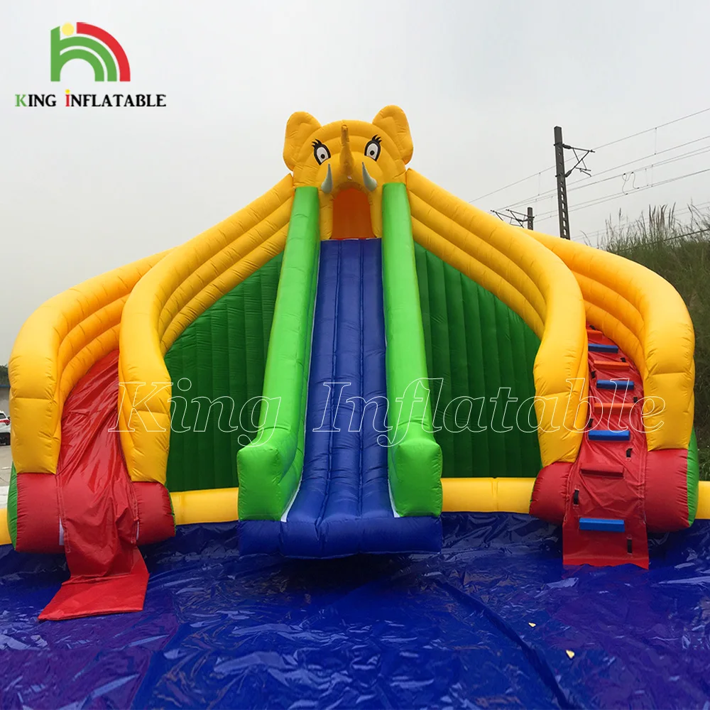 Large Inflatable Land Water Park Pool Outdoor Inflatable World Swimming Climbing Slide Ground Water Parks