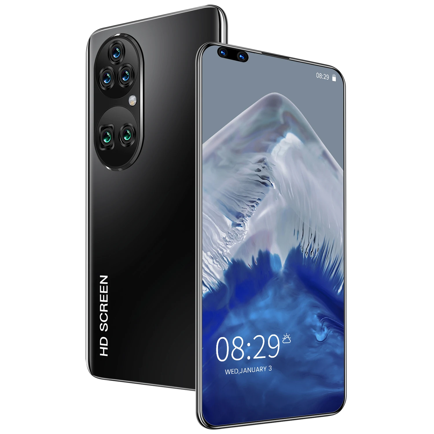 Новый высококлассный сотовый телефон tecno P60Pro 7 8 дюймов перфорированный экран 16 ГБ + 512 Android 10 4g/5g смартфон