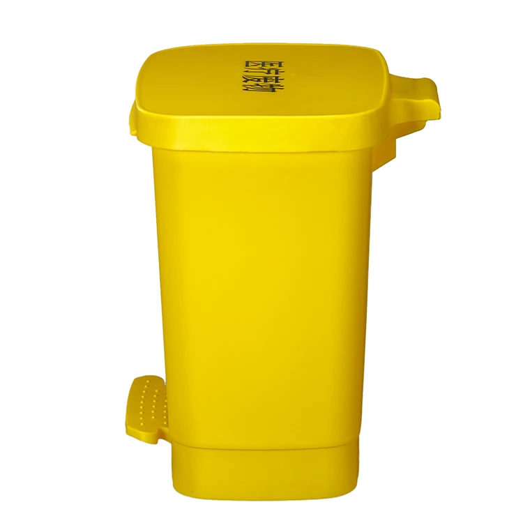 Variety Size Medical Waste Bin Trash Can With Foot Pedal Hospital Clinic Trash Can Customized Logo