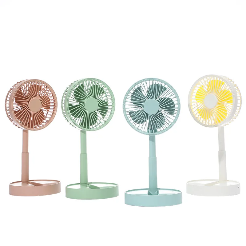 Портативный Складной вентилятор с воздушным охлаждением перезаряжаемый через USB Высококачественный Вентилятор-подставка для офиса и дома