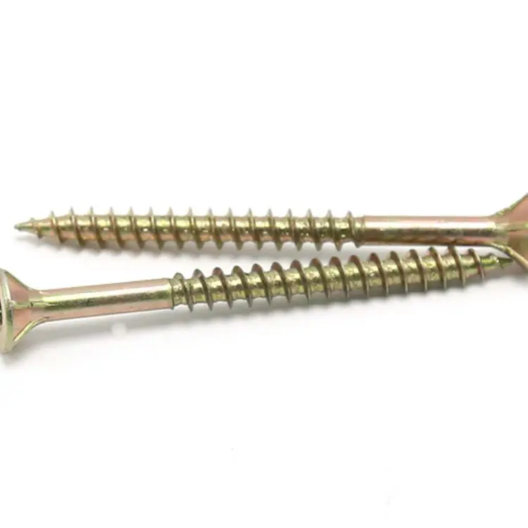 Composite deck torx wood chipboard yellow zinc deck screws coated for wood