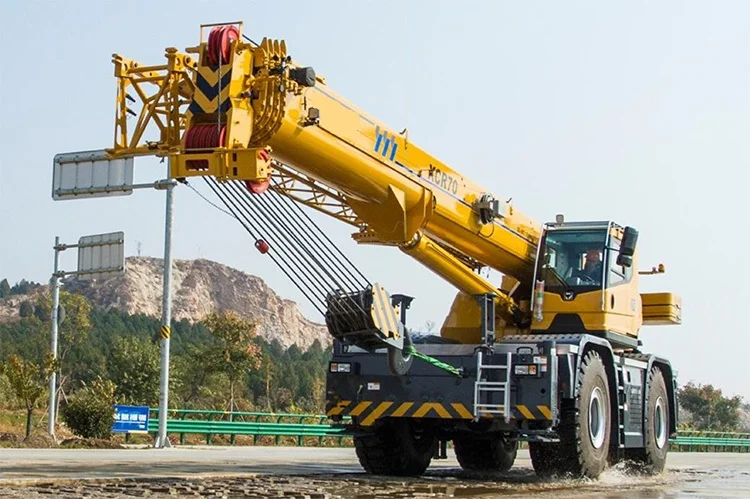 Top Brand XCR70 70 Ton All Terrain Crane 45m Full Extended Boom with Spare Parts on Sale