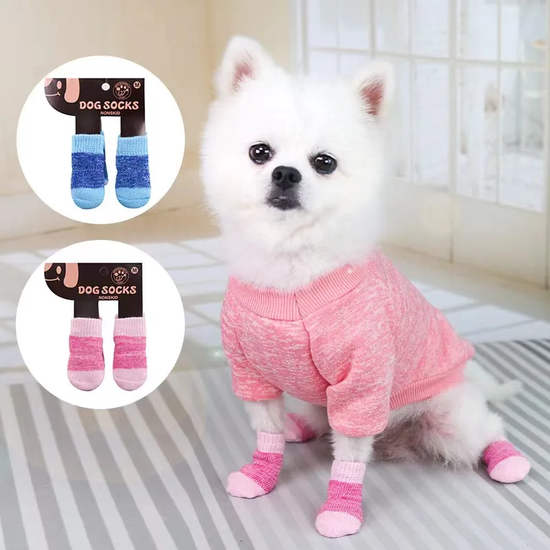 Factory Hot Selling  Mini Cutest Cotton Comfortable Pet Socks With Various Patterns for Dog