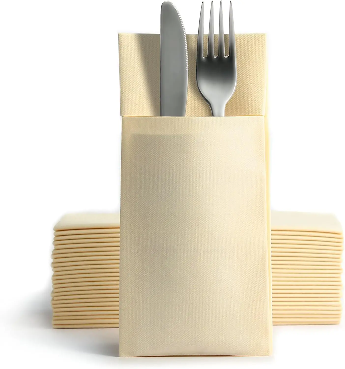 Hot Sale Colored Disposable Guest Towels Linen Feel Dinner Napkins Soft Airland Paper Napkin