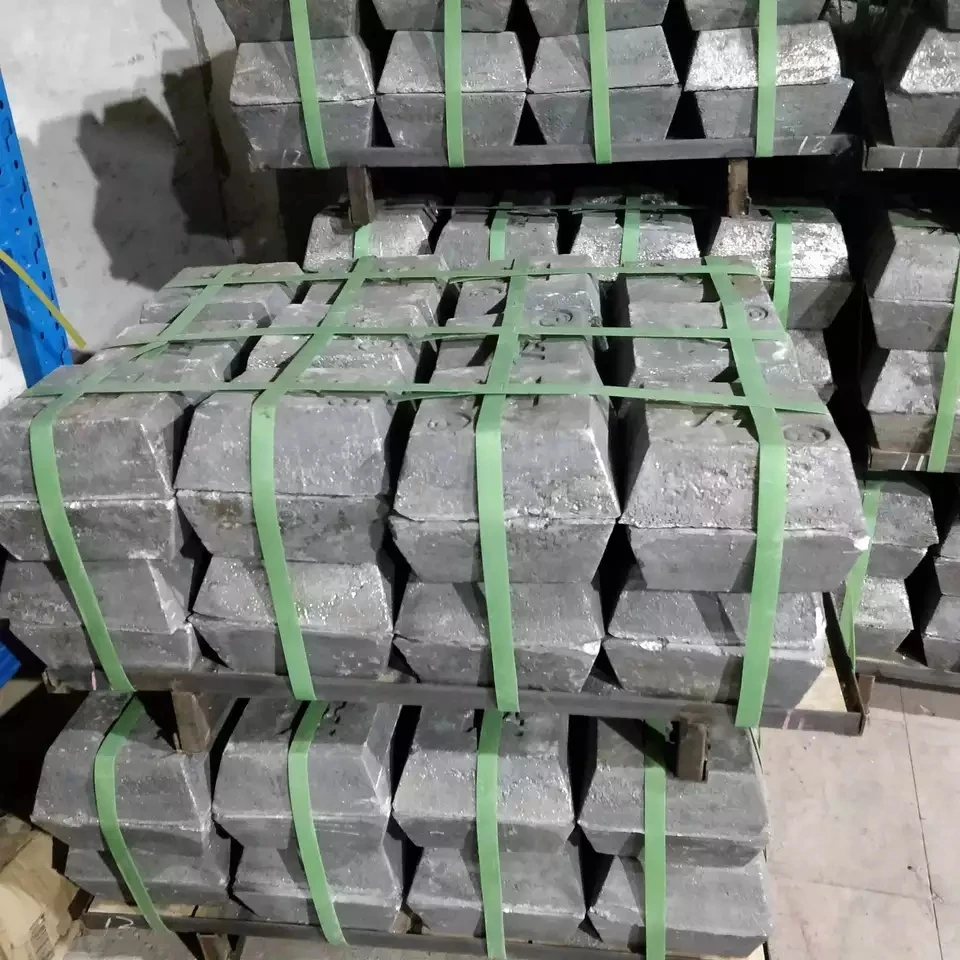 Antimony metal used for lead-antimony alloy, lead-acid battery