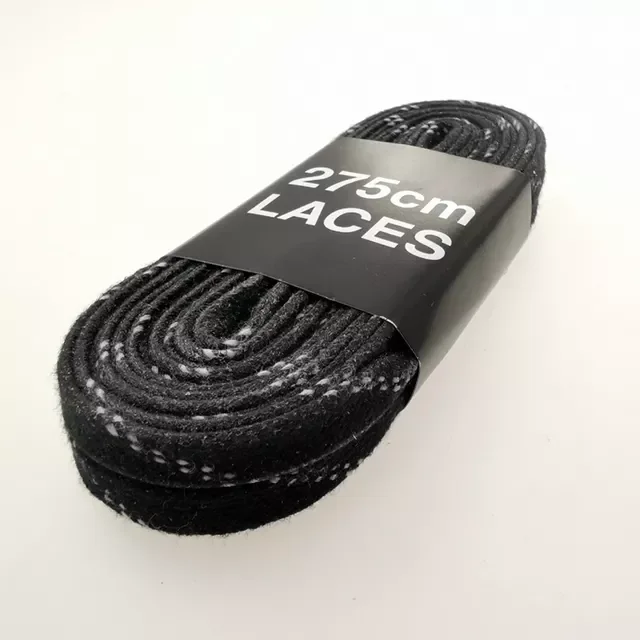 Premium Quality Hockey Skate Laces - 1 Pack - Colored Wax (Choose Your Color) for Youth, Junior and Senior Skates.