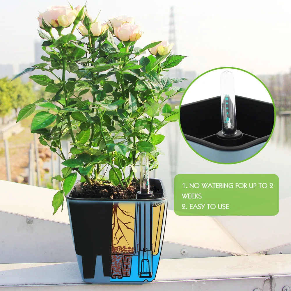 Factory direct supply 13cm plastic flower pot planters air pruning  pot for plant