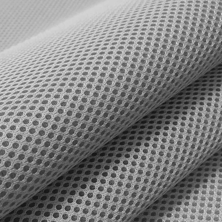 Tejido de malla de aire de sandwich espaciador hecho punto deformacion 100% poliester