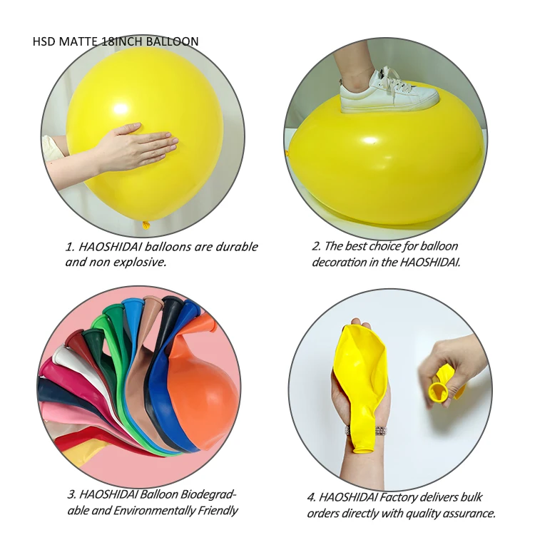 Factory Wholesale 18inch standard macaroon pearl 74 Colors balloons Large Globos Helium Latex Balloons