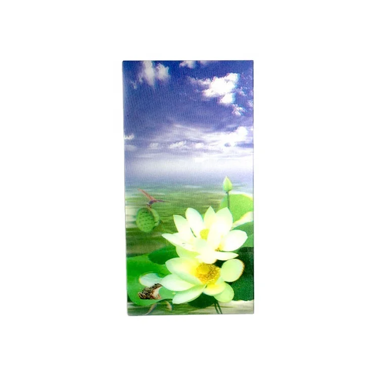 3D Lenticular sheet printing interactive flip effect 3d lenticular business card for company gift