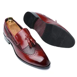 new styles waterproof formal work men leather business shoes for males