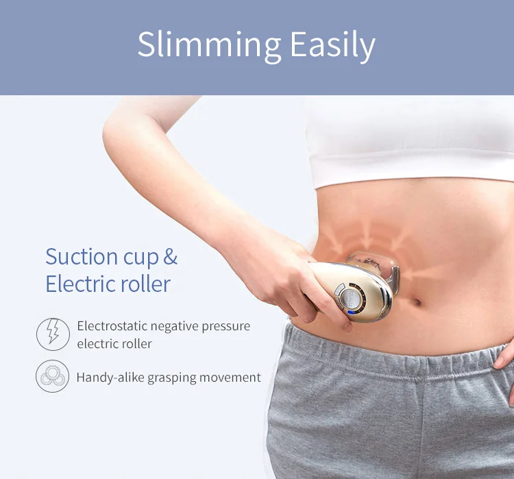 Cordless Handheld Fat Burn Electric Cupping Skin Tightening Weight Loss Body Contouring Slimming Device Anti Cellulite Massager