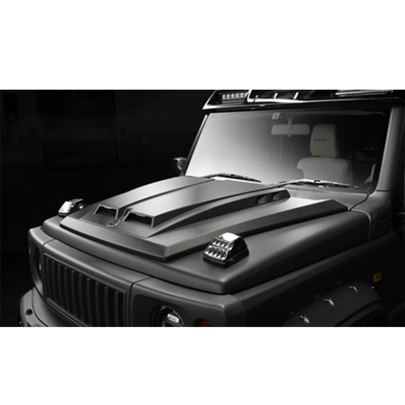 Car Engine Hood Cover Wald Style Offroad Exterior Parts Body Kits for Suzuki Jimny Sierra JB74/64 2019-2023 Accessories