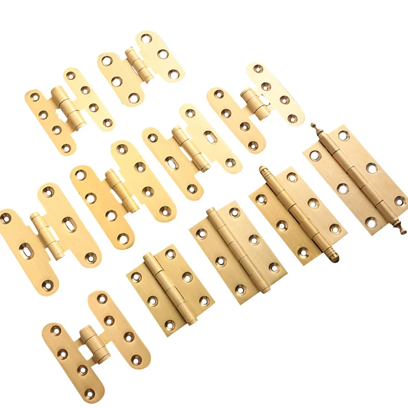 Brass 6 Ball Bearing Hinge Wooden And Metal Door Frames Gold Hinge