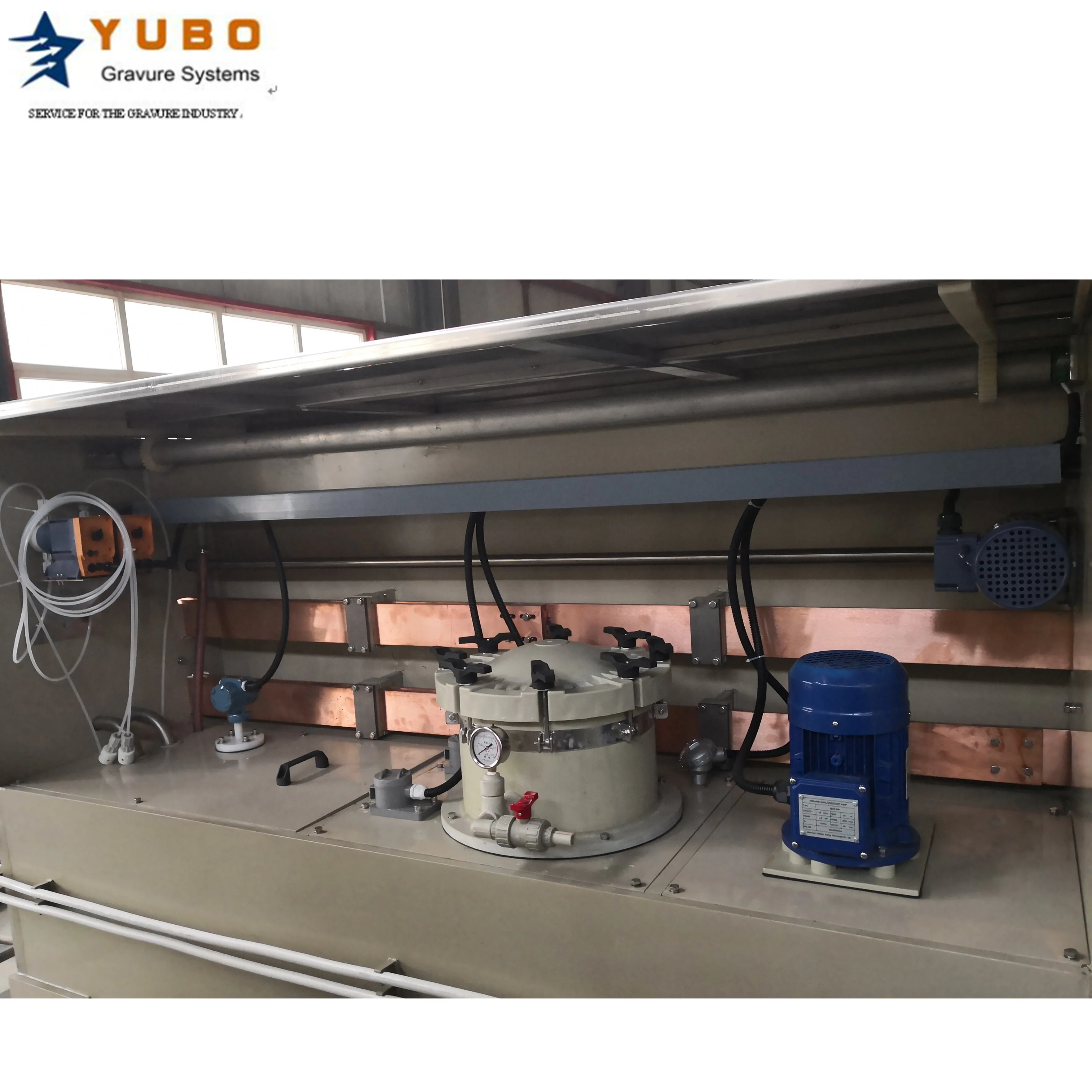 Copper Plating Line Copper Plating Machine Line in-house Galvanic Copper Bath Tanks for Gravure Printing