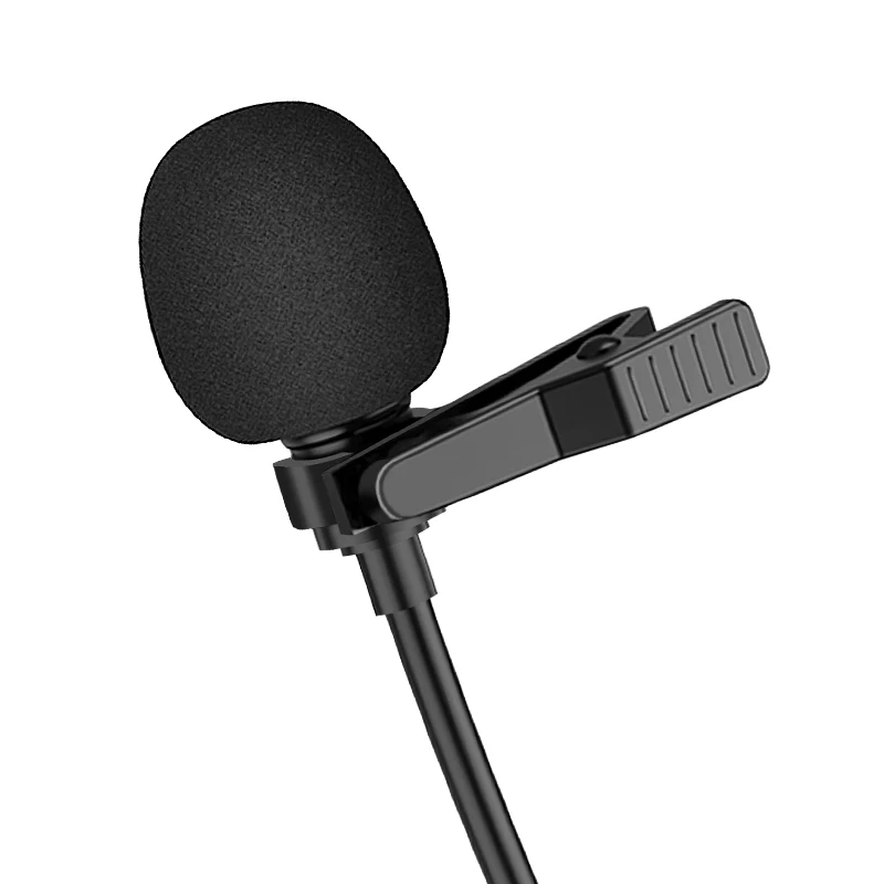 KAKU Manufacturer New 3.5mm Portable lapel microphone for meeting/live/interview/online class recording Speak