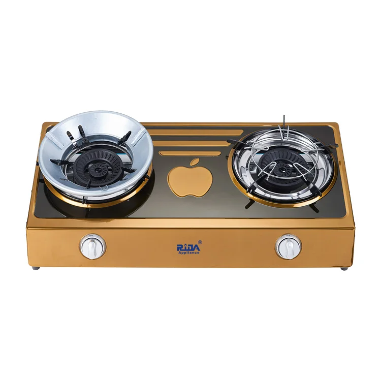 Factory new specials beautiful kitchen stainless steel table top gas burner cup stove (60646811408)