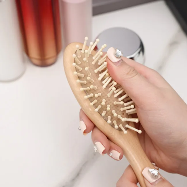 Factory Hand-made Anti-static Airbag Massage Comb Wooden Air Cushion Comb Hair Comb