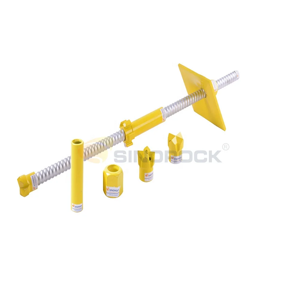 SINOROCK China hollow high tension self drilling foundation bolt for concrete formwork