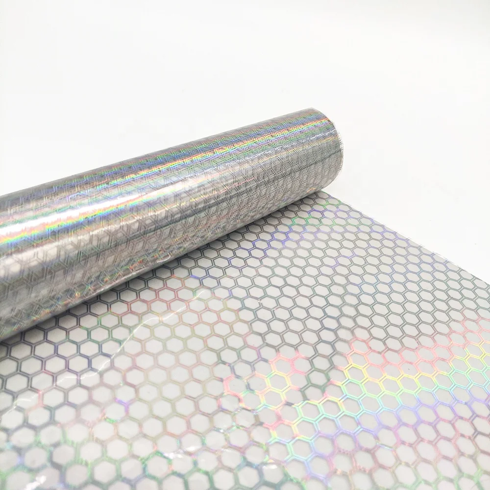 Manufacturer Laser Printed Metallized PET Thermal Holographic Decorative Plastic Packaging Film