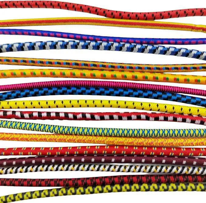 Fantastic Quality Custom Colorful Elastic Cord New Creative Rubber Polyester Latex High Usage for Shoes Bags Garments