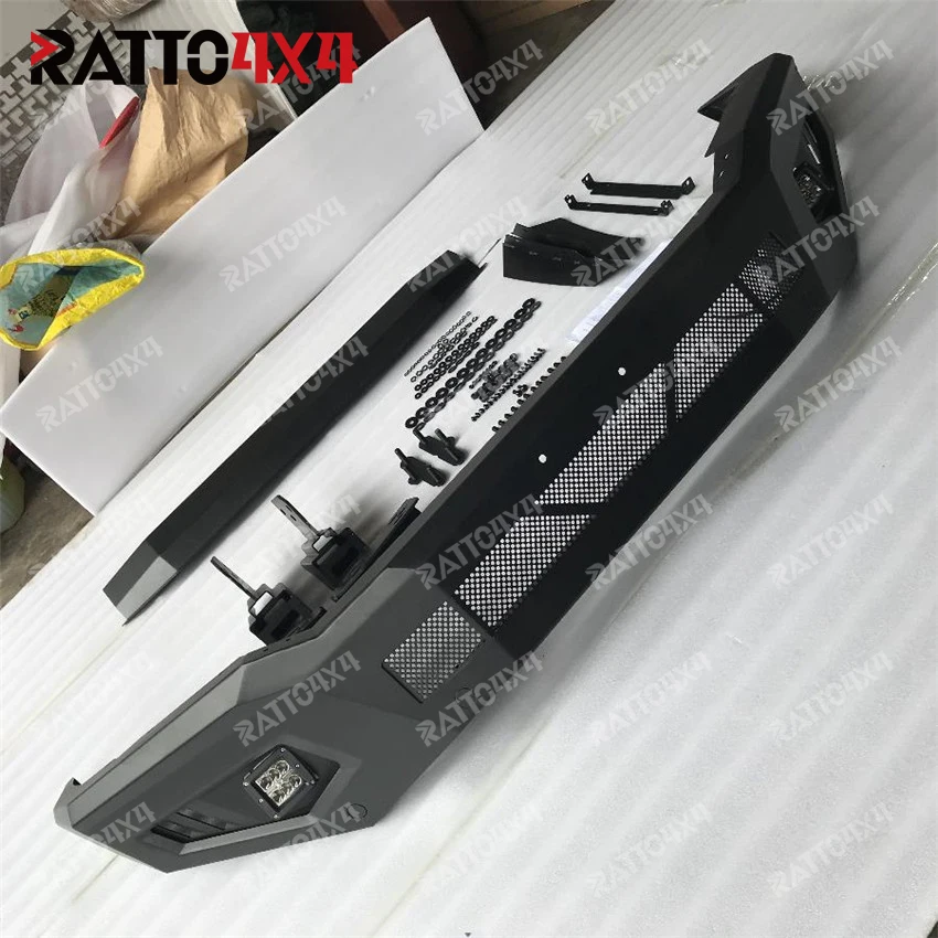 Ratto Universal Front Steel Bumper Nissan Navara NP300 Steel Front Bumper For Mitsubishi L200 Triton Bull Bar