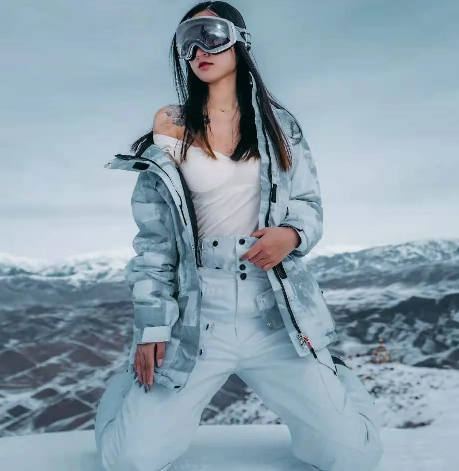 New ski jackets and pants for women ski suit Snowboarding sets very warm windproof waterproof for snow street winter clothes